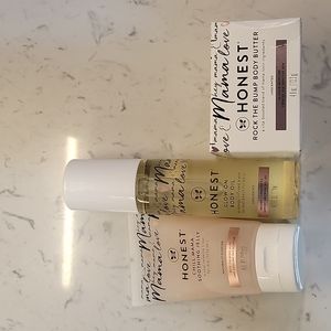 NEW - The Honest Company - Trio of Soothing Jelly, Body Oil, Body Butter
